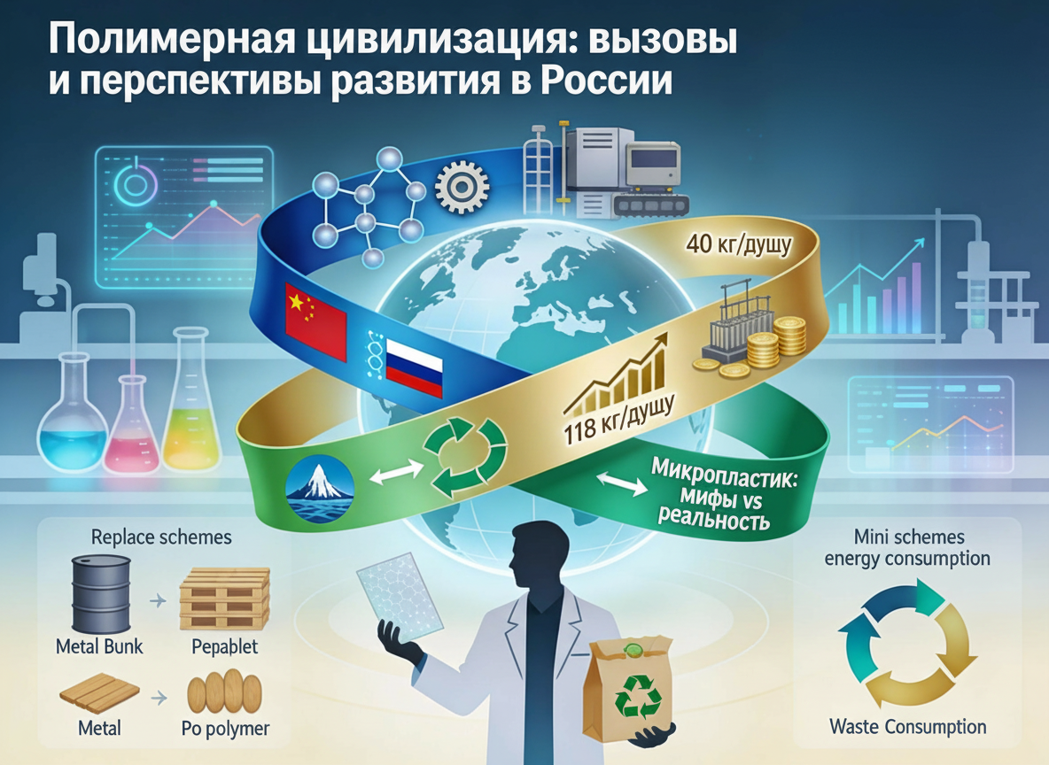 Полимерная цивилизация: вызовы и перспективы в России. Взгляд Михаила Кацевмана